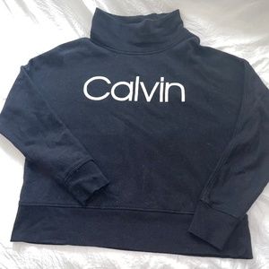 Calvin Klein Black Sweater Supper Soft inside